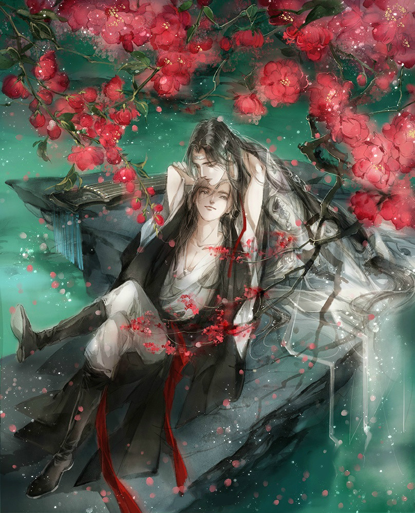 蓝忘机 魏无羡 # 绘师:长阳