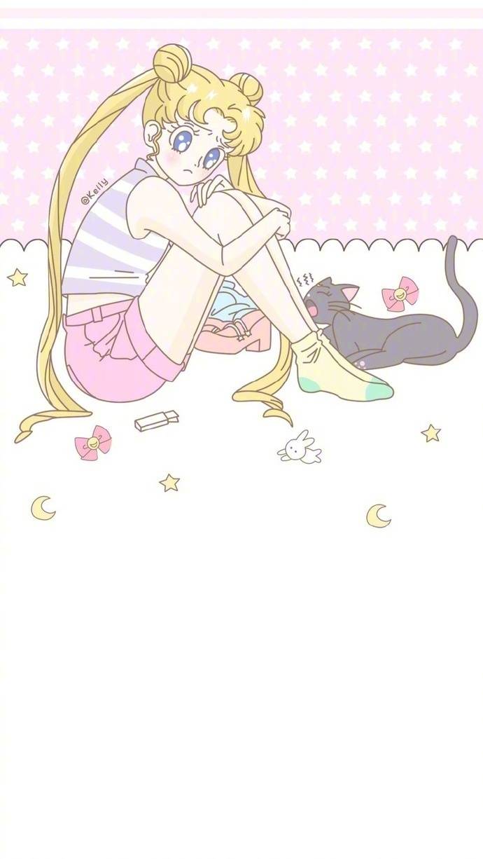 少女心背景图 美少女战士