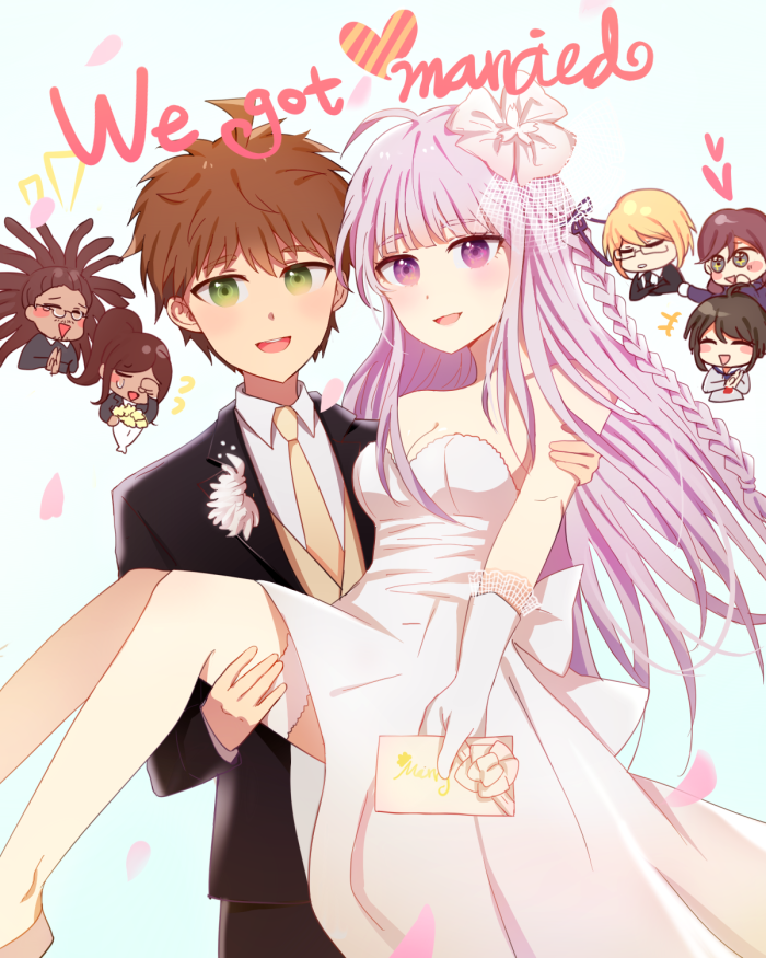 恭喜诚响结婚啦(▽")ノ苗木诚,游戏及其动画《弹丸论破:希望的学园与
