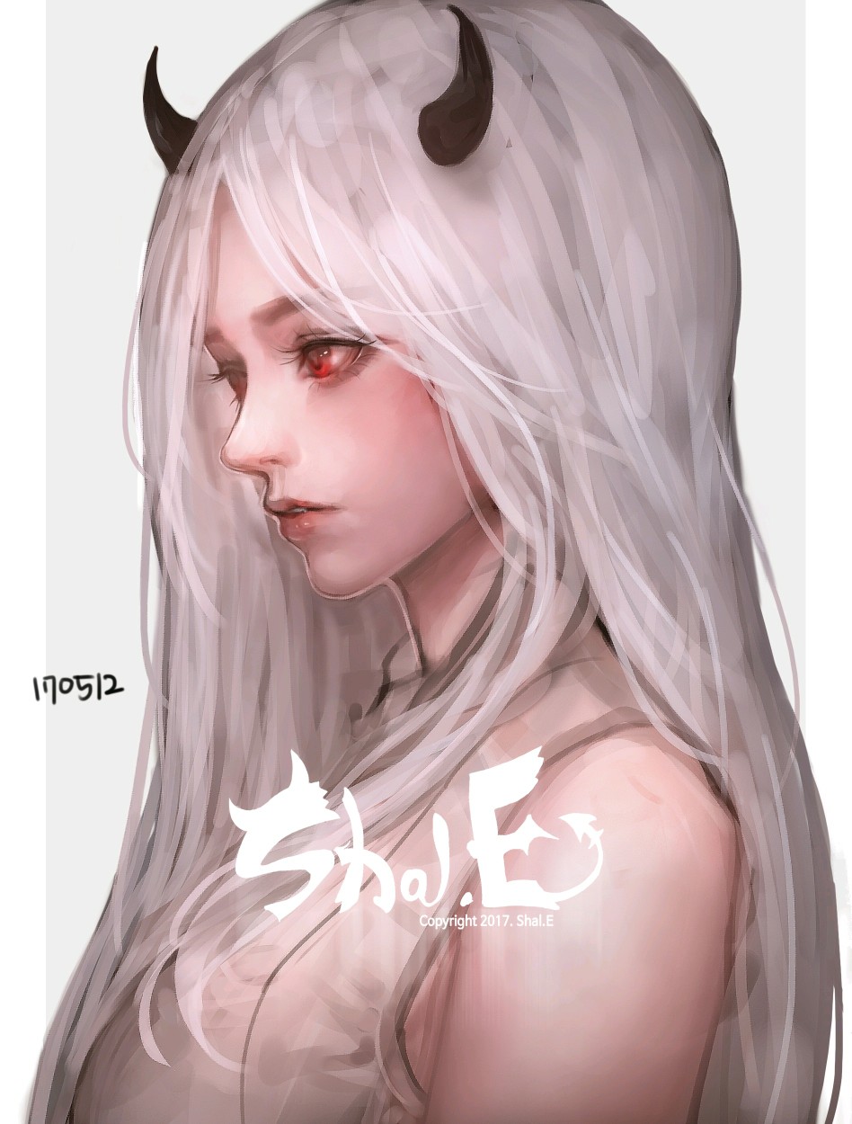 恶魔 白发 少女