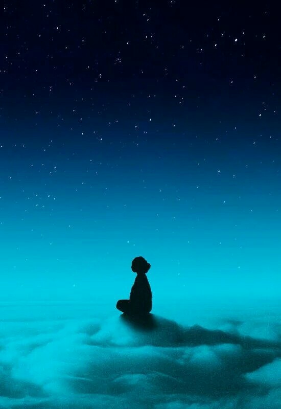 纯色星空