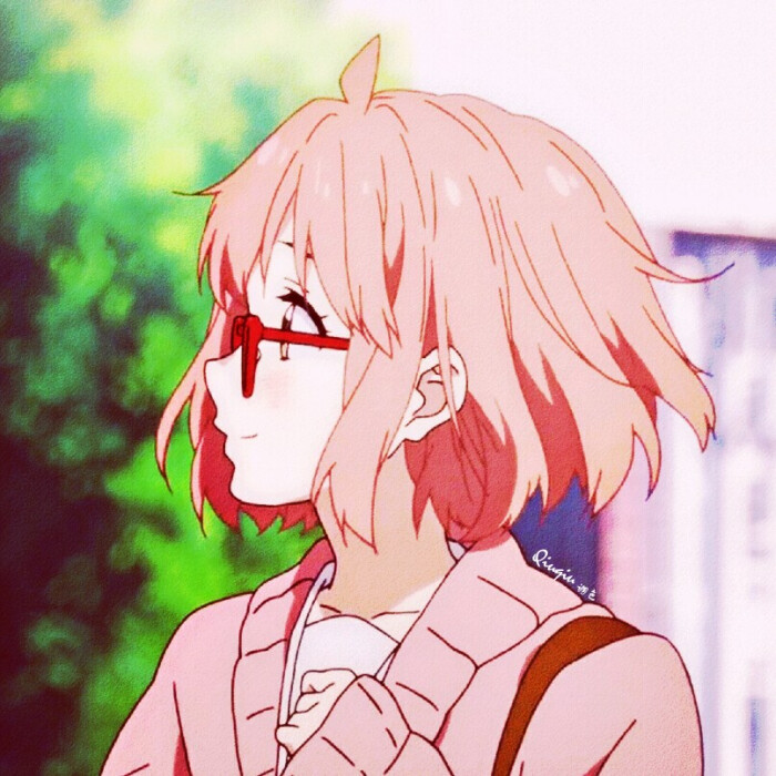 秋秋の头像〕境界的彼方/境界の彼方/动漫女头/栗山未来/自截/调色