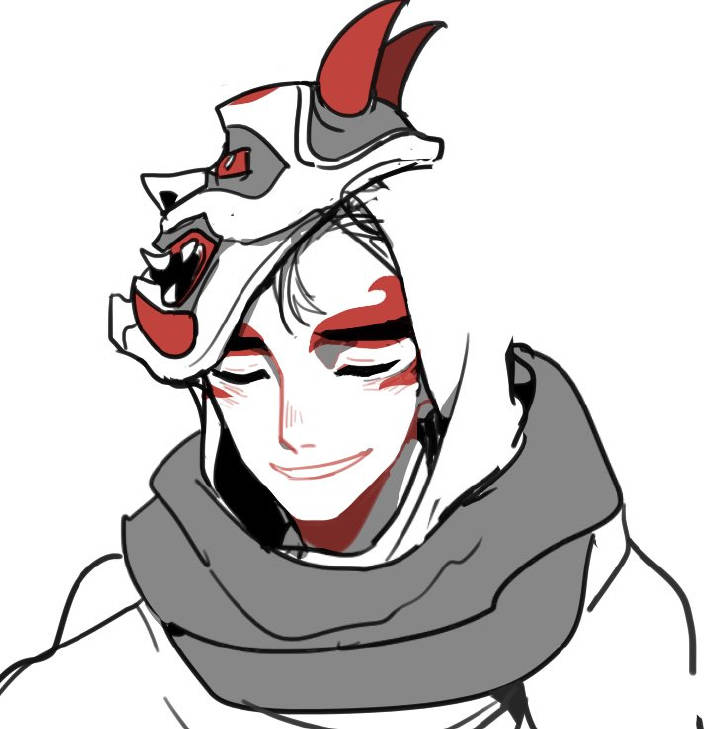 【桃子】ow 守望先锋 源氏 genji 情侣装 魔鬼恋人 异色瞳 动漫 萌