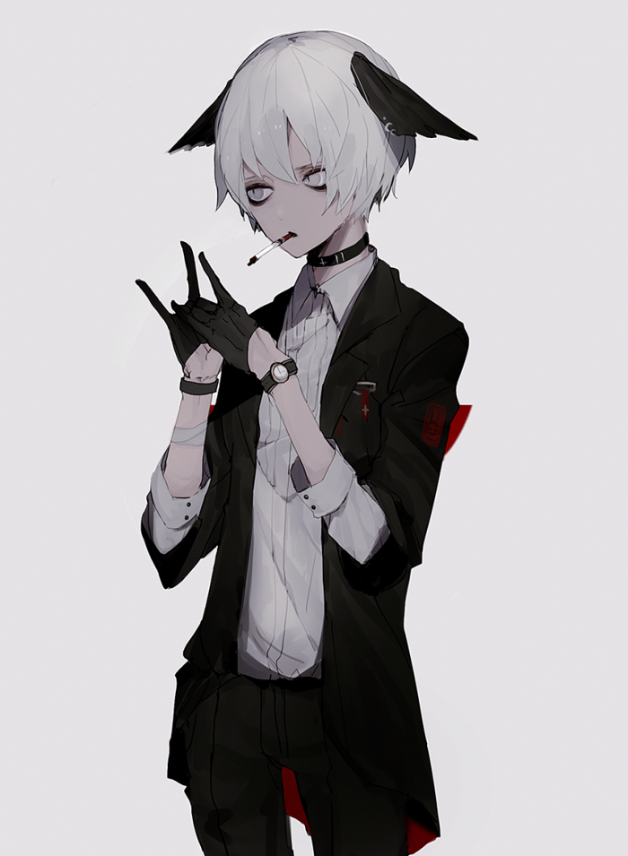 美男 腹黑 兽耳 动漫 插画 壁纸 头像 二次元 id=17658775