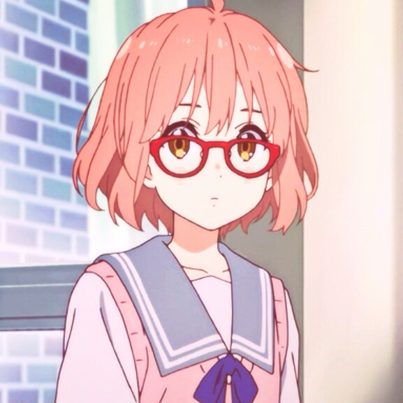 秋秋の头像〕境界的彼方/境界の彼方/动漫女头/栗山未来/自截/调色