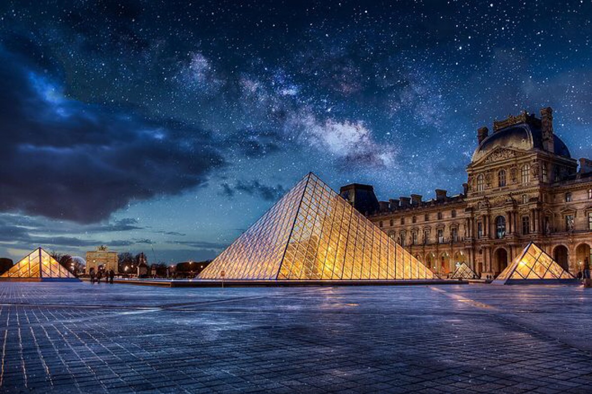 は蛋|法国|巴黎|卢浮宫|夜景