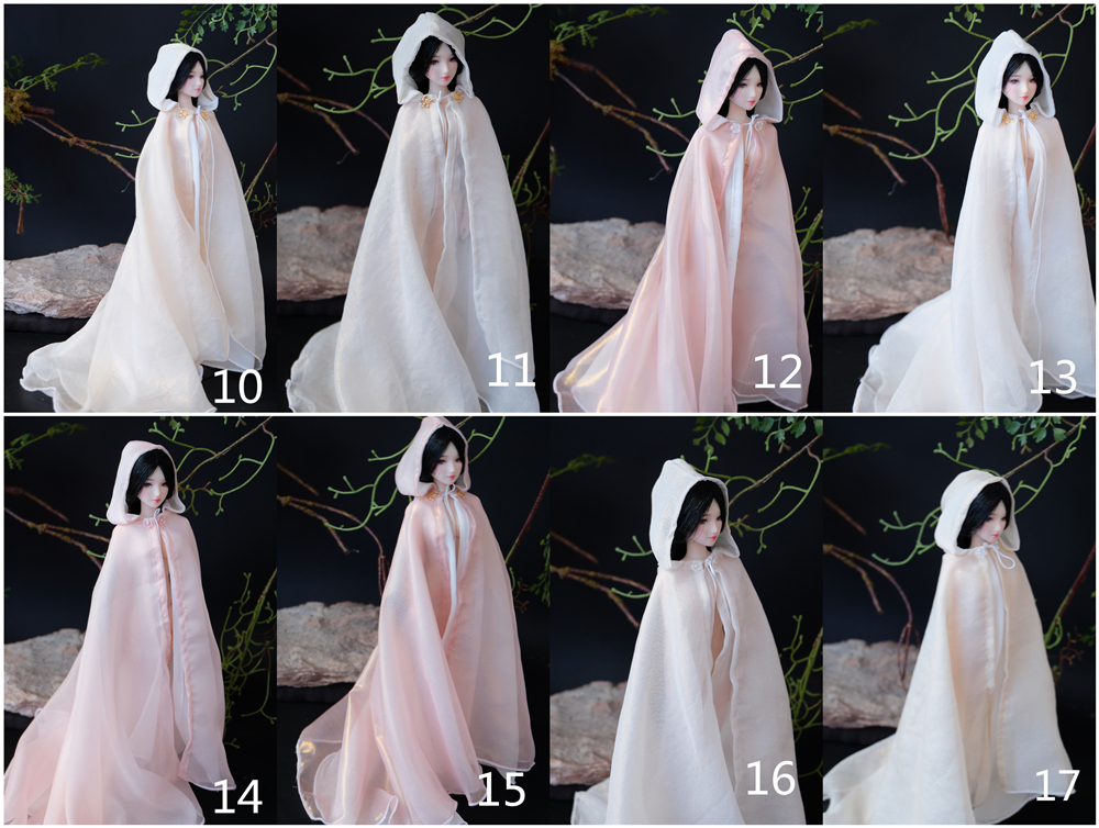 斗篷系列2 ◆卷耳◆1/6 obitsu古装娃衣