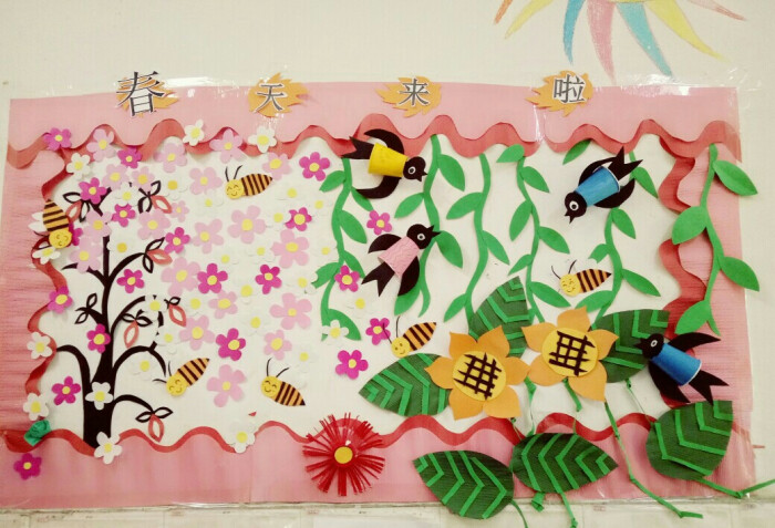 幼儿园春季主题墙
