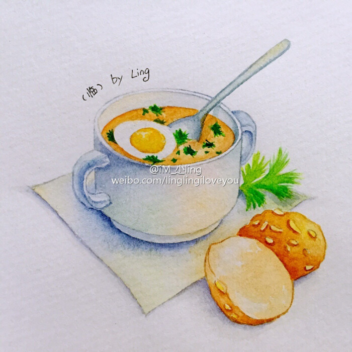 [cp]#每日一画##水彩美食##手绘美食##手绘水彩插画#哼,就是喜欢画吃