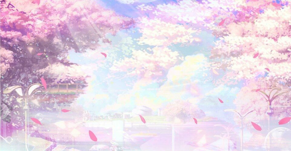 樱花 背景 少女心十足