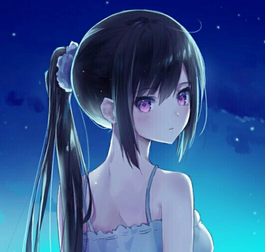 动漫女头 黑长直