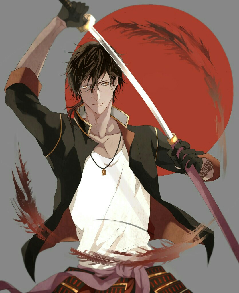 刀剑乱舞,大俱利伽罗,男生,帅气,壁纸,头像,武士刀,非原创