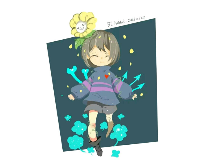 flowey×frisk的流氓图,sansfrisk车在床上 undertale——frisk&flowey