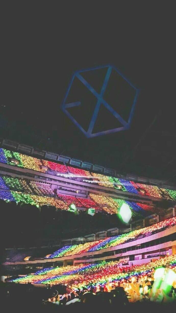 exo三巡蚕室主场安可d-1 0527 no exo no life 彩虹海 爱丽棒