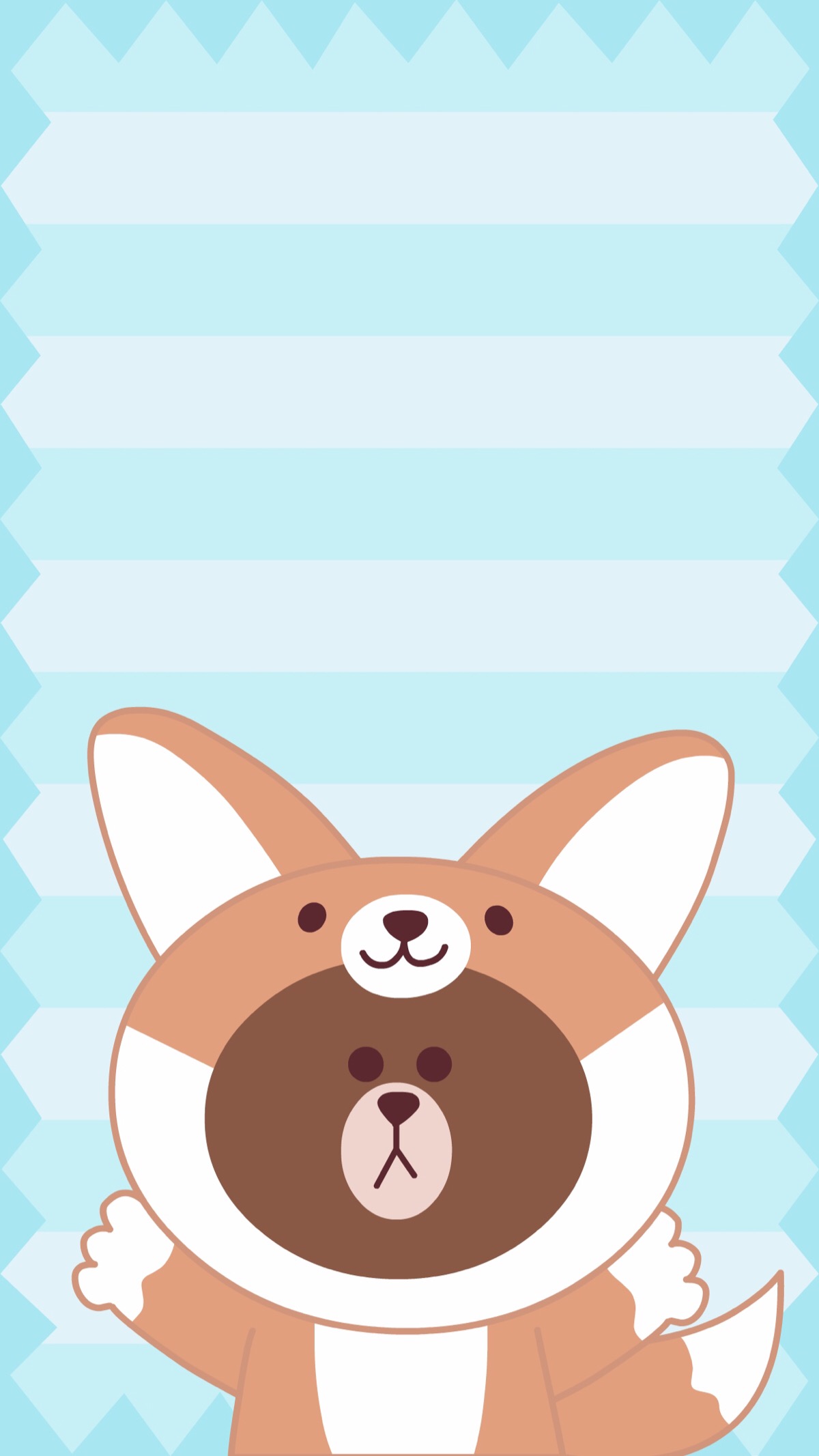 line friends 壁纸 iphone 可妮兔布朗熊 更多line friends壁纸请关注