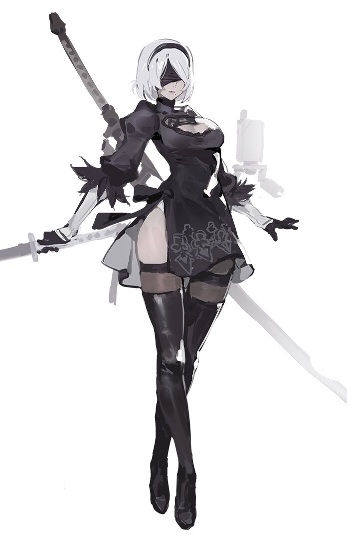 ヨルハ二号b型 2b nier:automata 尼尔:机械纪元