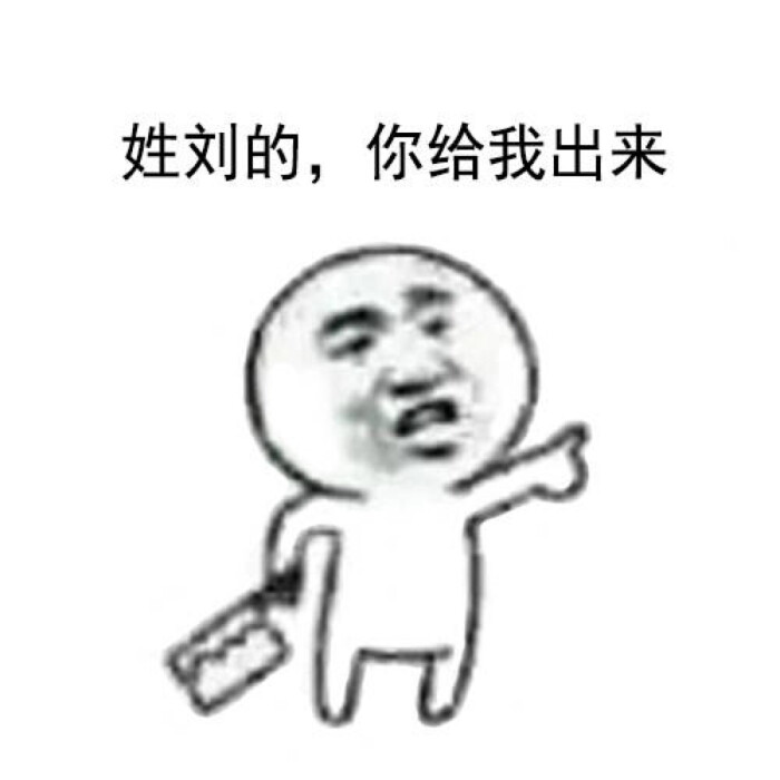 表情包 姓x的,你给我出来!