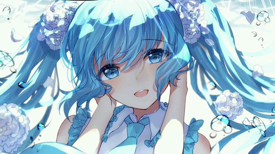 海初音 水中花