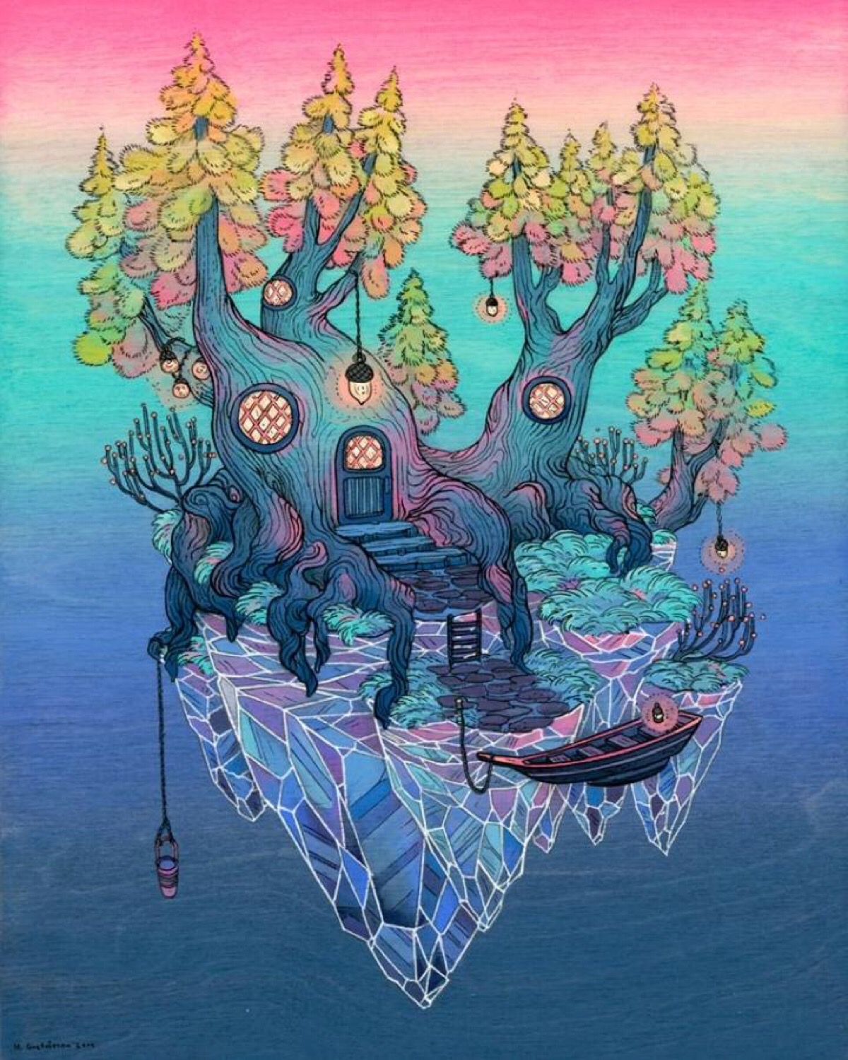 树屋.作者:nicole gustafsson