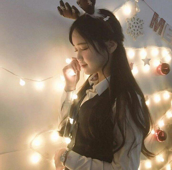 真人闺蜜头像 落泪前转身