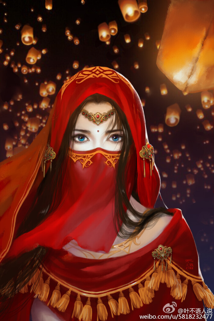 剑网三# 古风同人插画 陆烟儿
