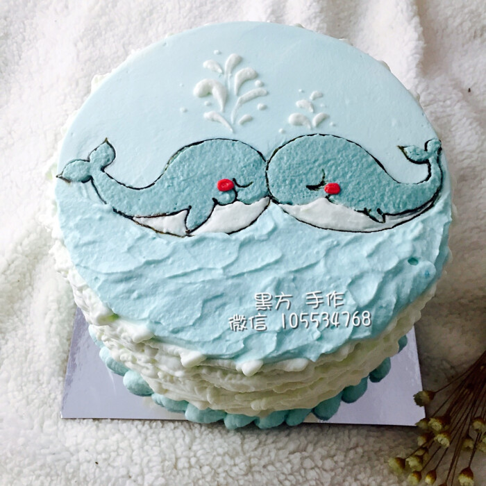 鲸鱼生日蛋糕