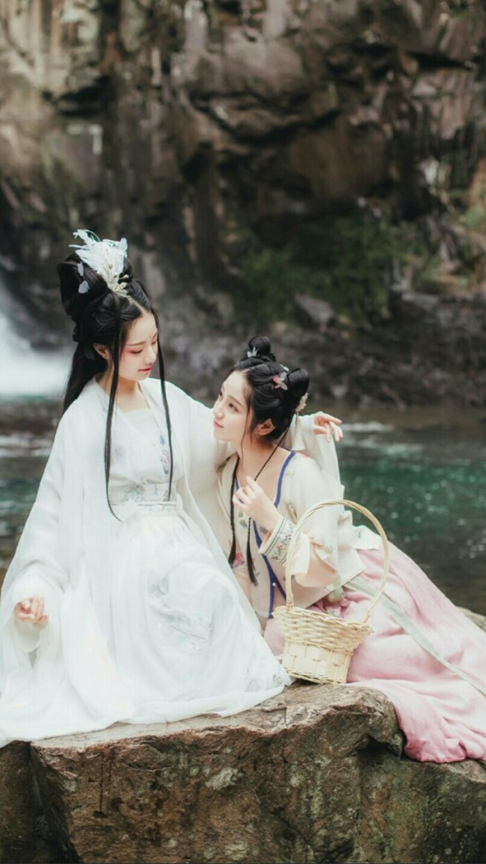 壁纸 真人 写真 古风 唯美