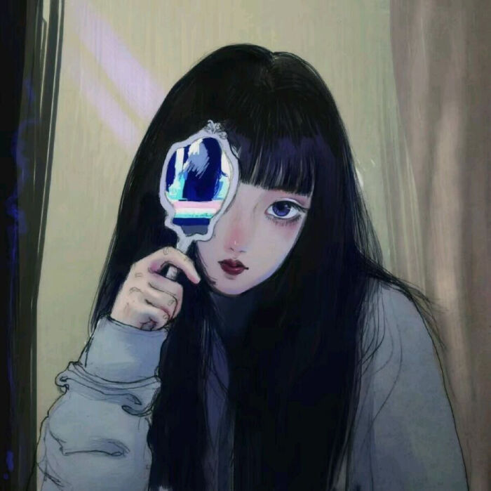 漫头#头像#黑暗系#女生#简约#中性#御姐#高清