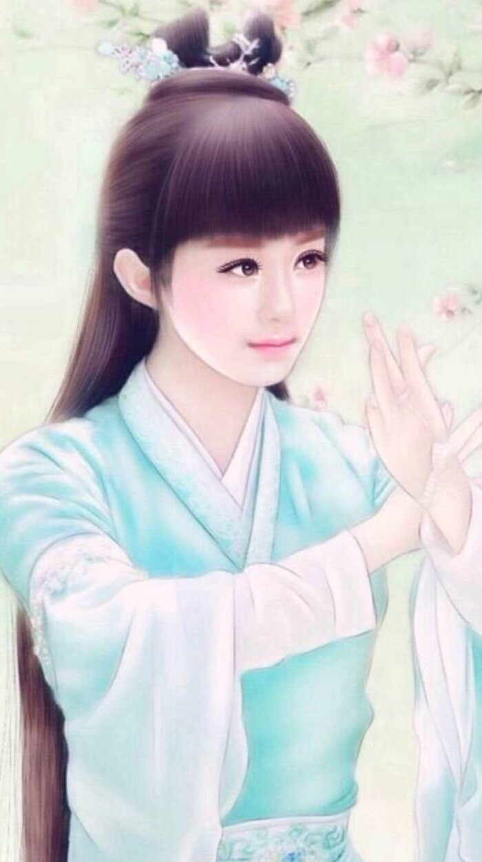 赵丽颖转手绘