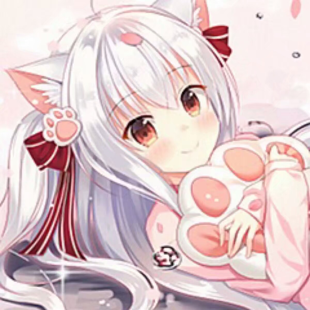 猫 喜欢看番 喜欢夜晚宁静 但还是最喜欢你 图源 贴吧#微博#p站 动漫