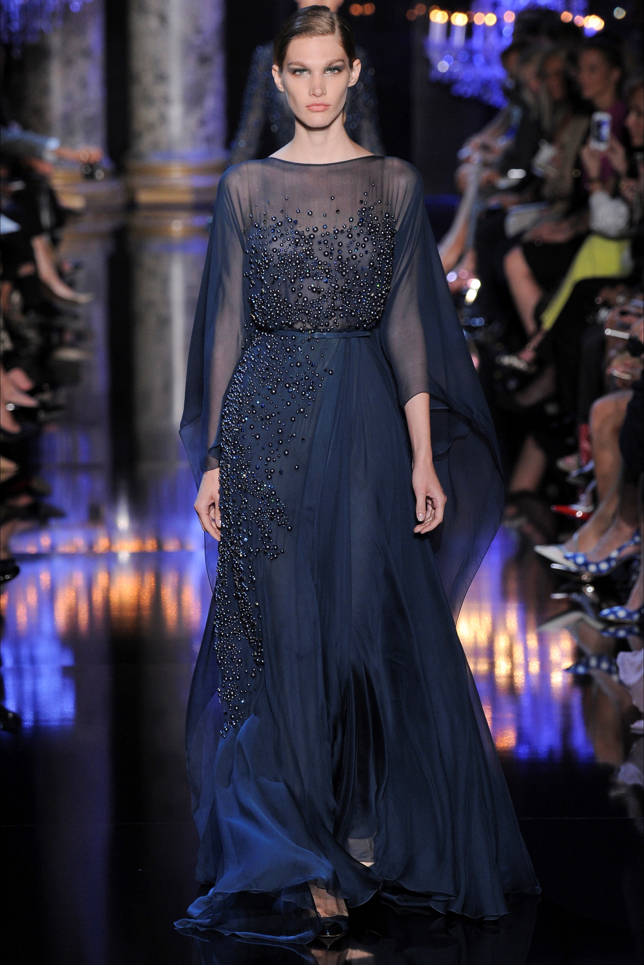 elie saab(艾莉·萨博)于巴黎时装周发布2014秋冬高定系列