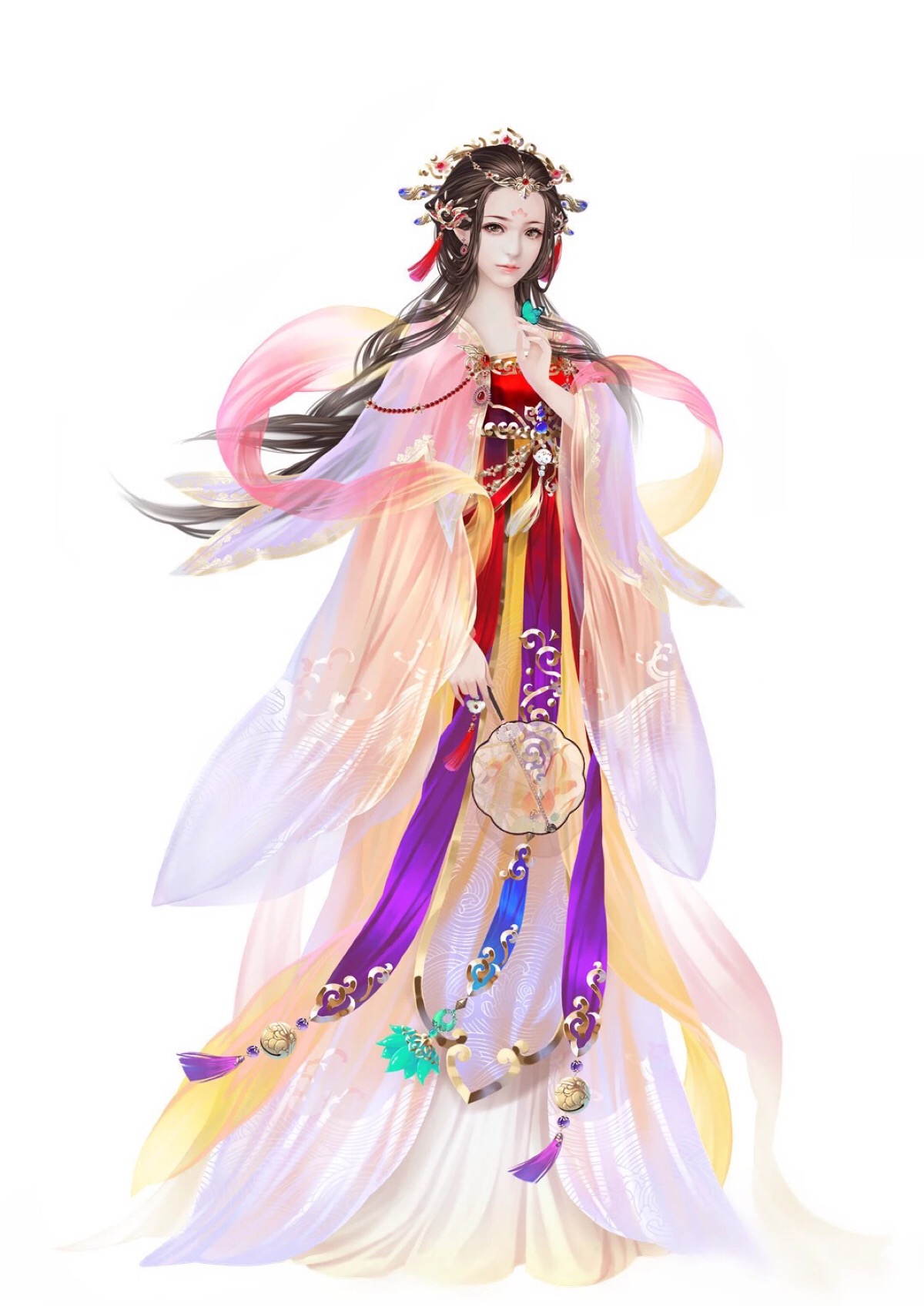 古风美人立绘
