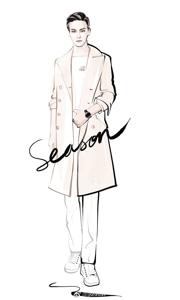 jjseason插画# #season明星插画# ----- chanel中国腕表形象大使
