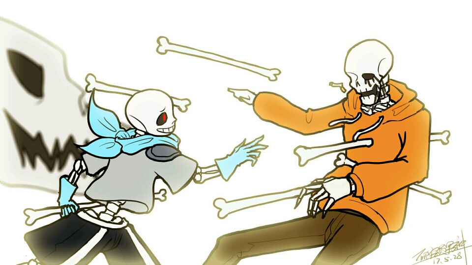 papyrus&horrorswap!sans)