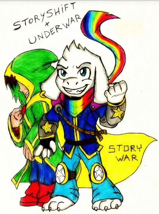 undertaleau——storywar(asriel&chara)