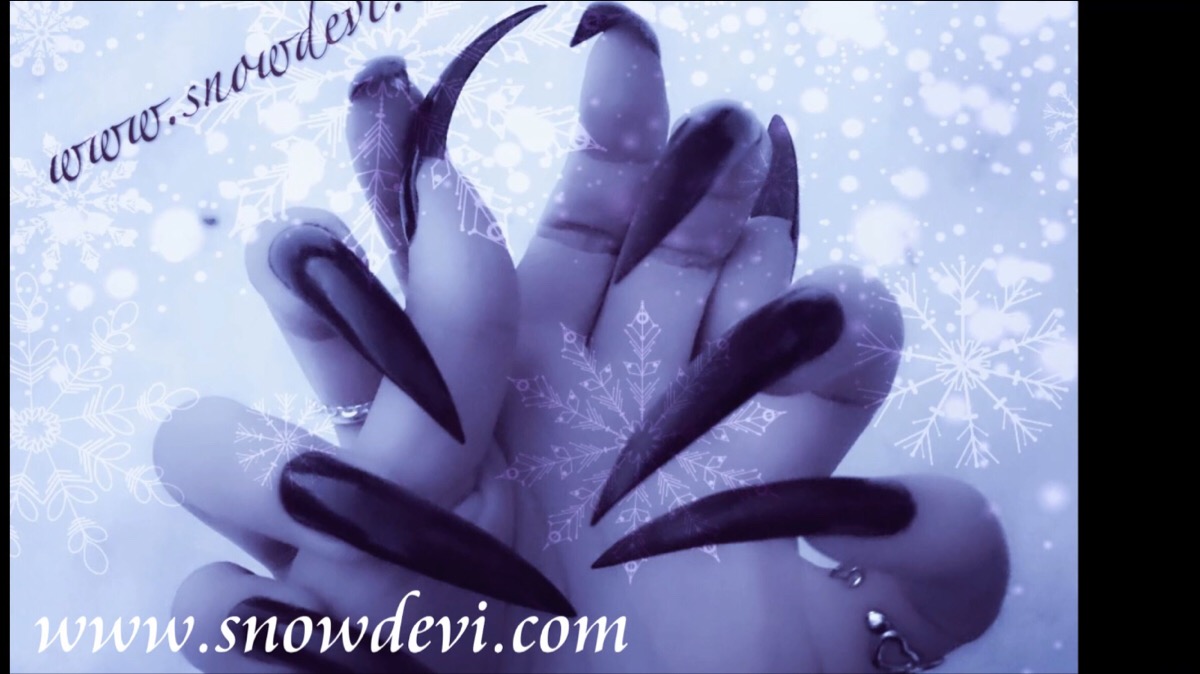 长指甲,long nails,snowdevi