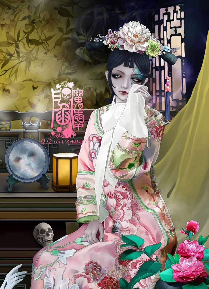 古风美人 插画师:绯澜
