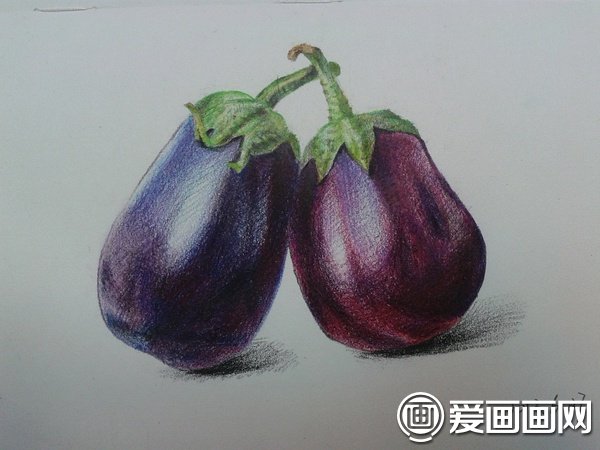 蔬菜水果彩铅画,超级逼真的彩色铅笔画蔬菜…