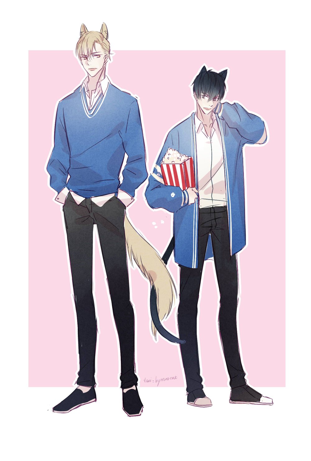 在那尽头忠犬攻傲娇受这个设定我从不厌恶百看不厌画师:bymoocat #侵