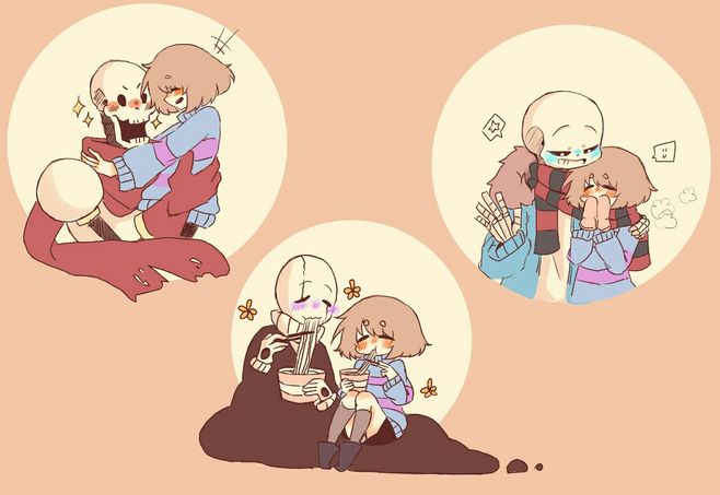 undertale——frisk&papyrus,&sans,&gaster