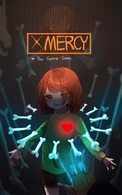 undertale——frisk(chara)&sans