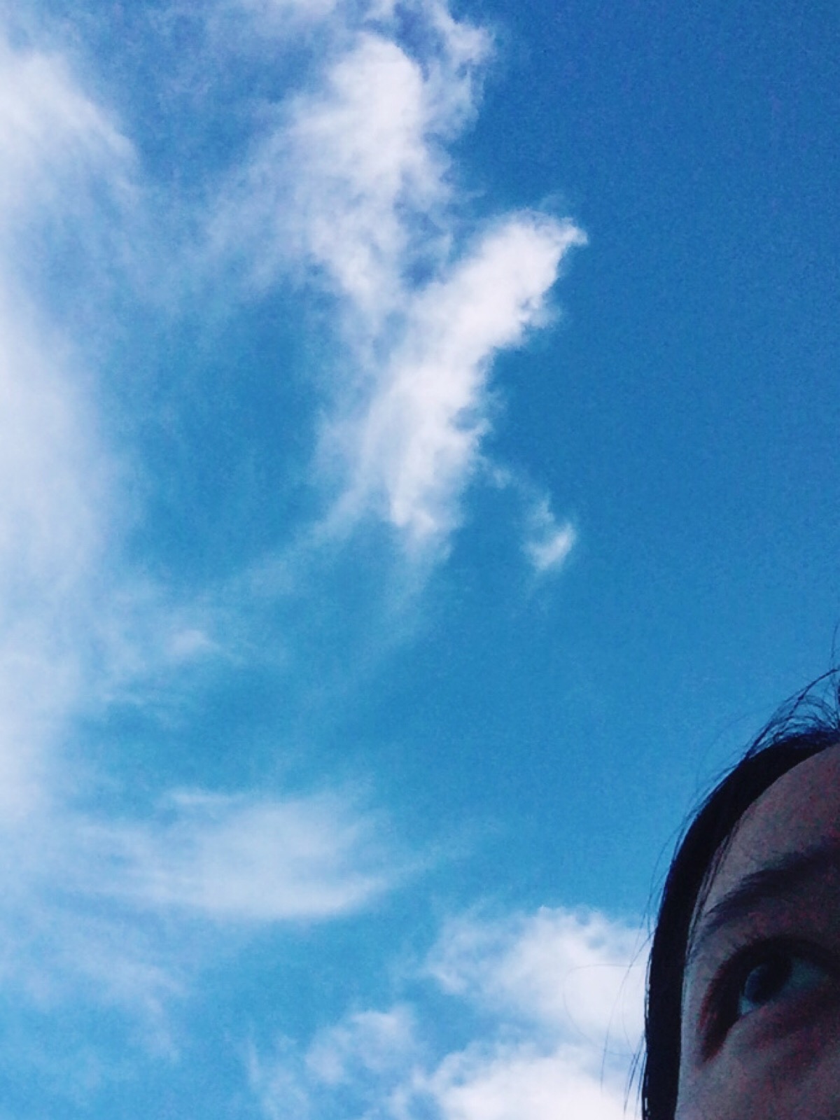 对你的喜欢一如天空般纯净美好