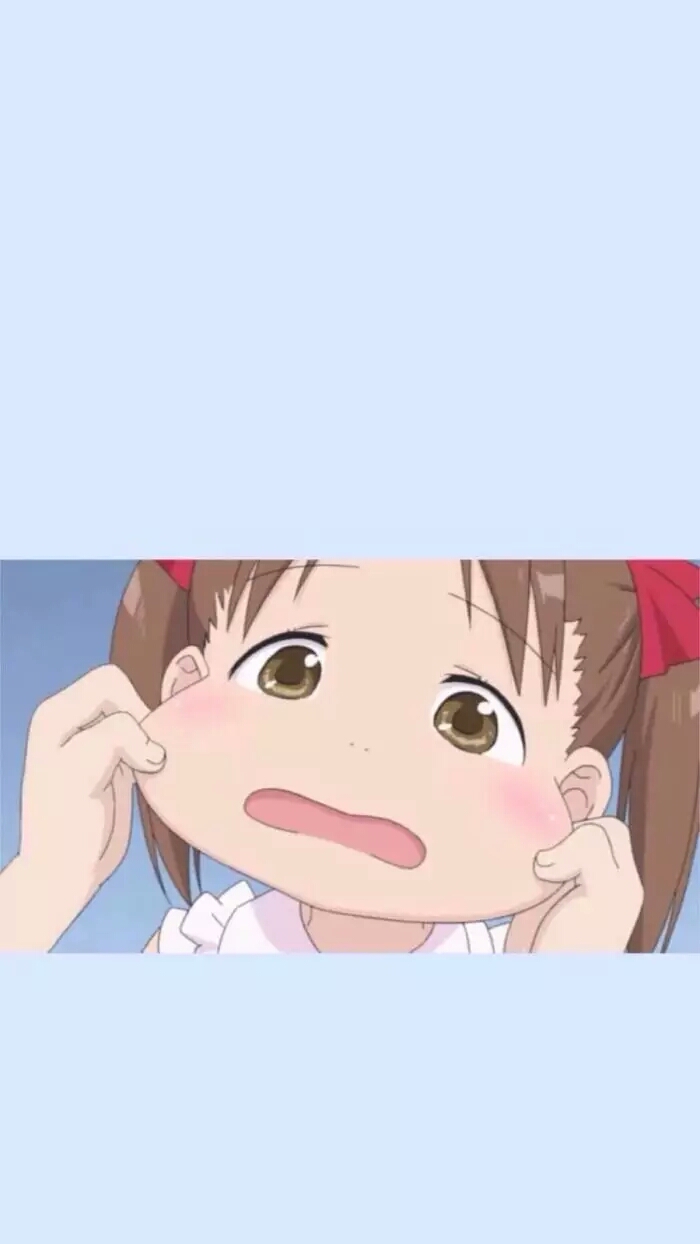 小女孩 可爱 白边 壁纸