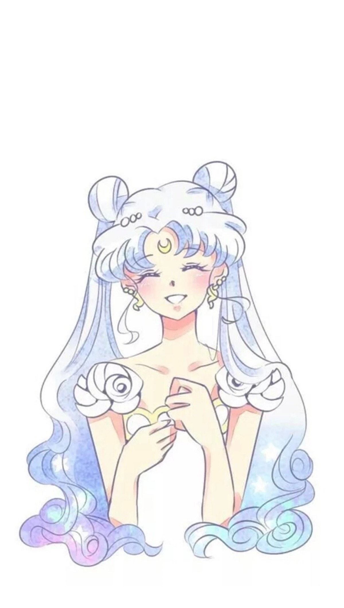 插画手绘 二次元美女 动漫 萌 壁纸 美少女战士 头像