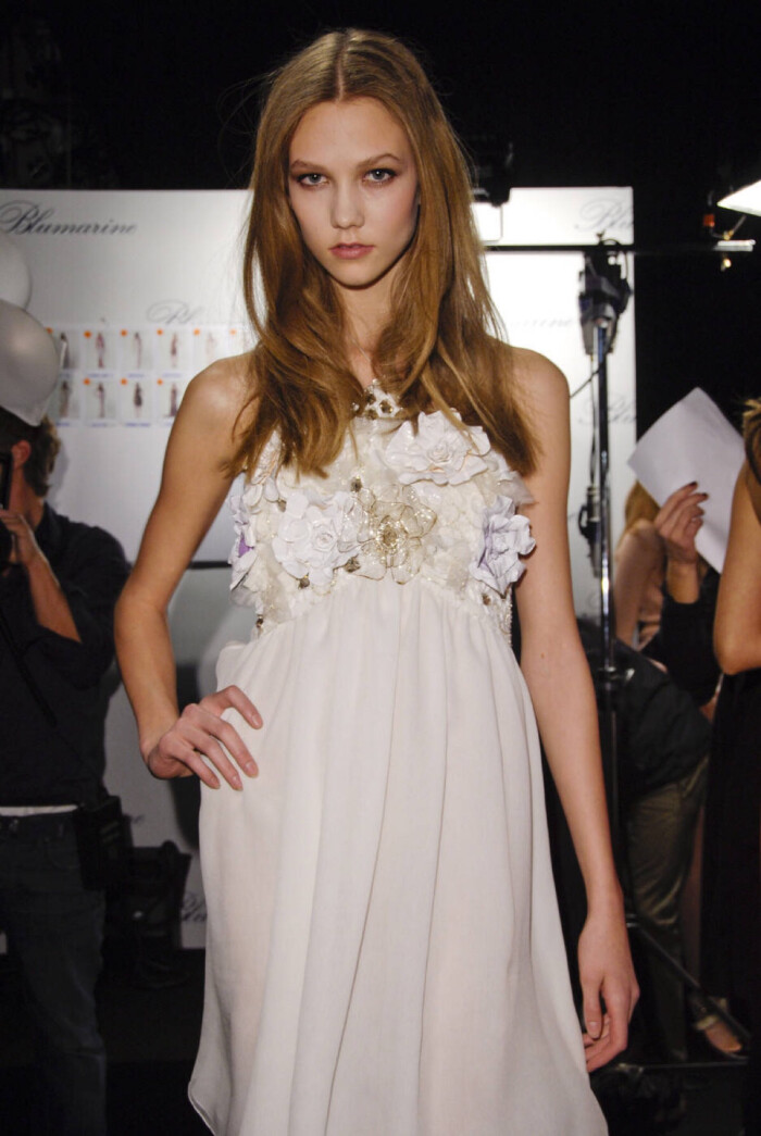 karliekloss# #晚安karlie# backstage | 2008 f/w ready-to-wear