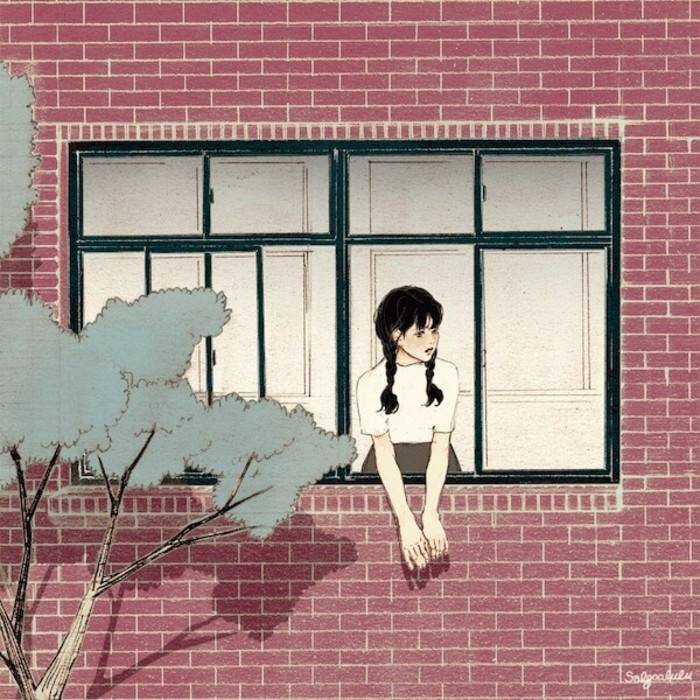 韩国插画家salogoo 情侣头像