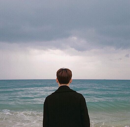 海 背影 情头
