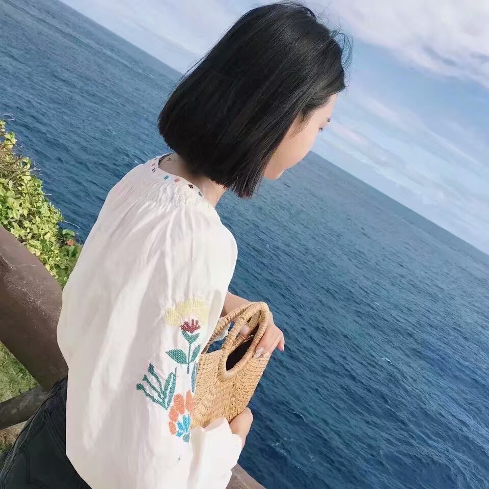 女生头像 背影 海