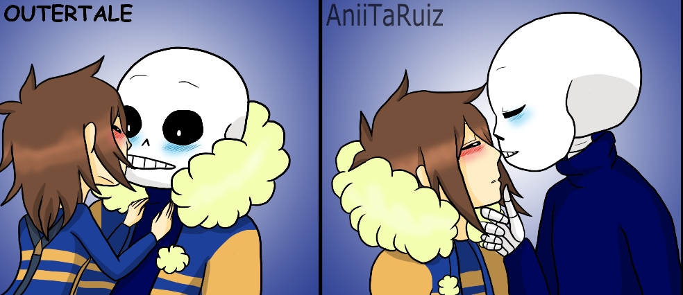 undertaleau——outertale(frisk&sans)