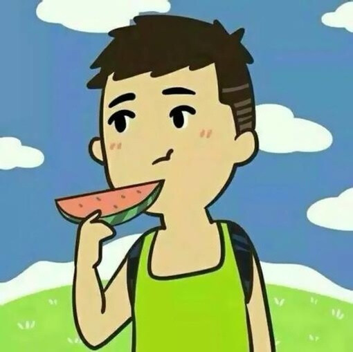 吃西瓜男头像